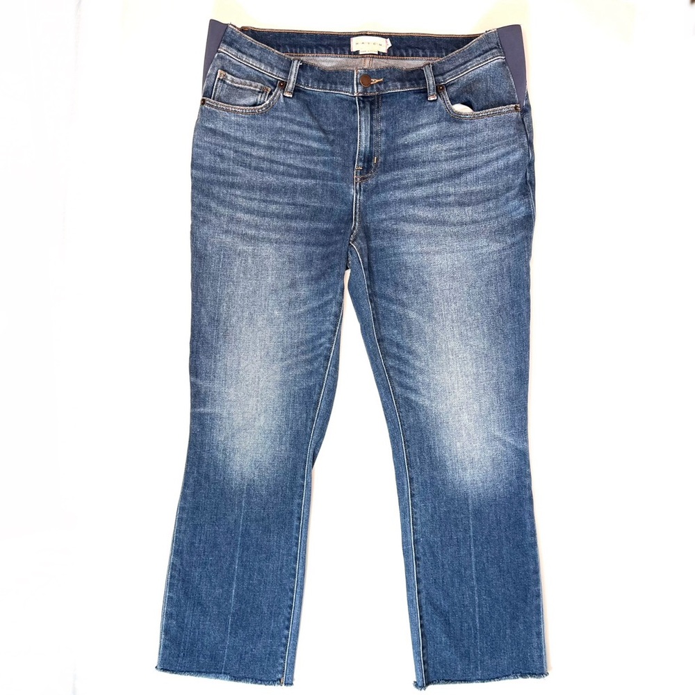Hatch The Crop Maternity Jeans Size 32 - Picture 7 of 16
